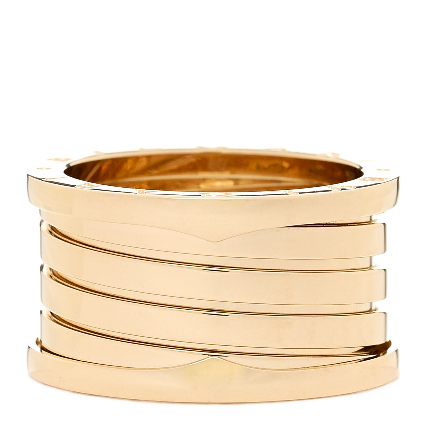 18K Yellow Gold B.Zero1 Five-Band Anniversary Ring 60 9