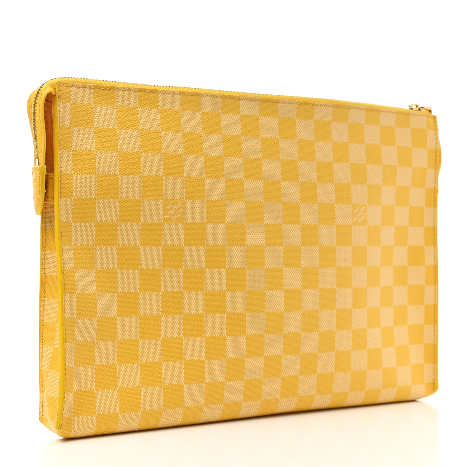 Louis Vuitton Damier Couleurs Kit Clutch Mimosa 3 of 9