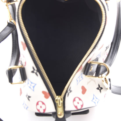 Louis Vuitton Game On Speedy Bandouliere 25 White 5 of 11