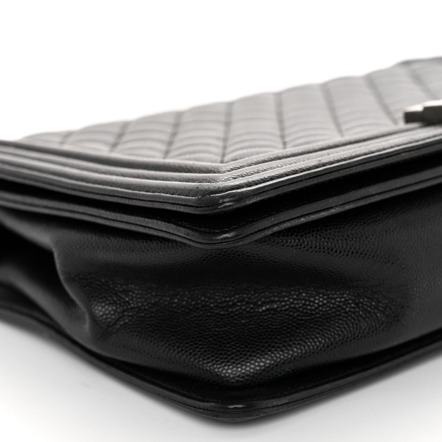 Chanel Caviar Quilted New Medium Boy Flap Black 9 of 13