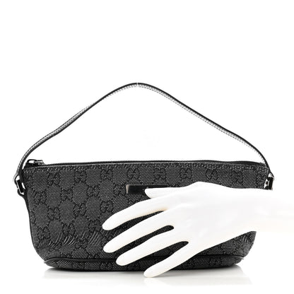 Gucci Monogram Boat Pochette Black 2 of 8