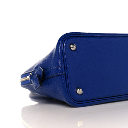 Hermes Chevre Mysore Mini 1923 Bolide Bleu Electrique 8 of 11