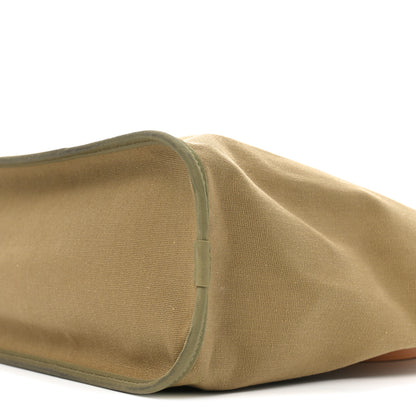 Hermes Toile Cabag 32 Vert Miliatire 9 of 9