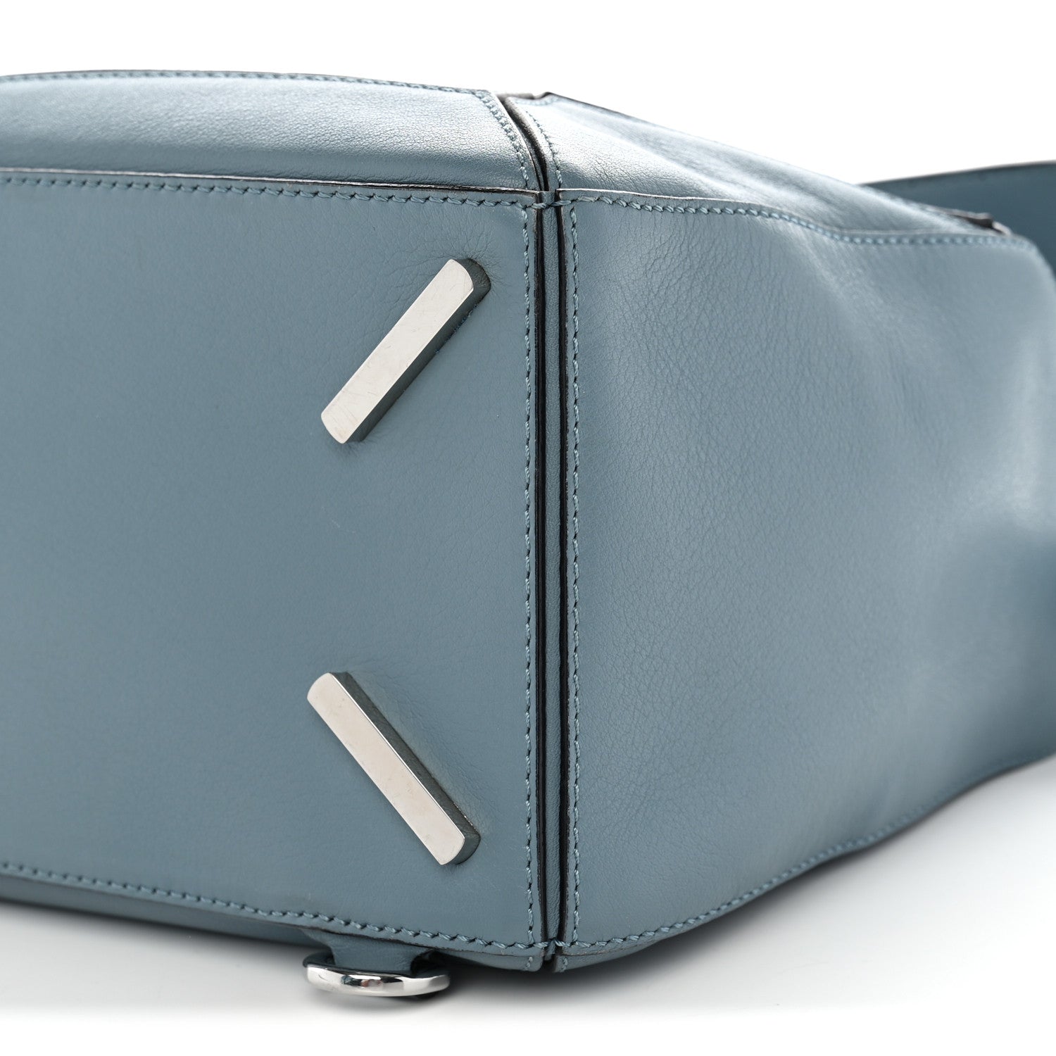 Loewe Calfskin Medium Puzzle Bag Stone Blue 10 of 11