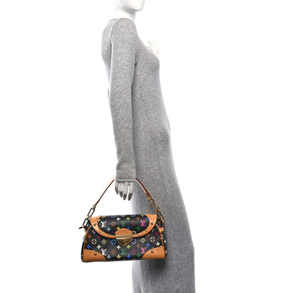 Louis Vuitton Monogram Multicolor Beverly MM Black 2 of 12