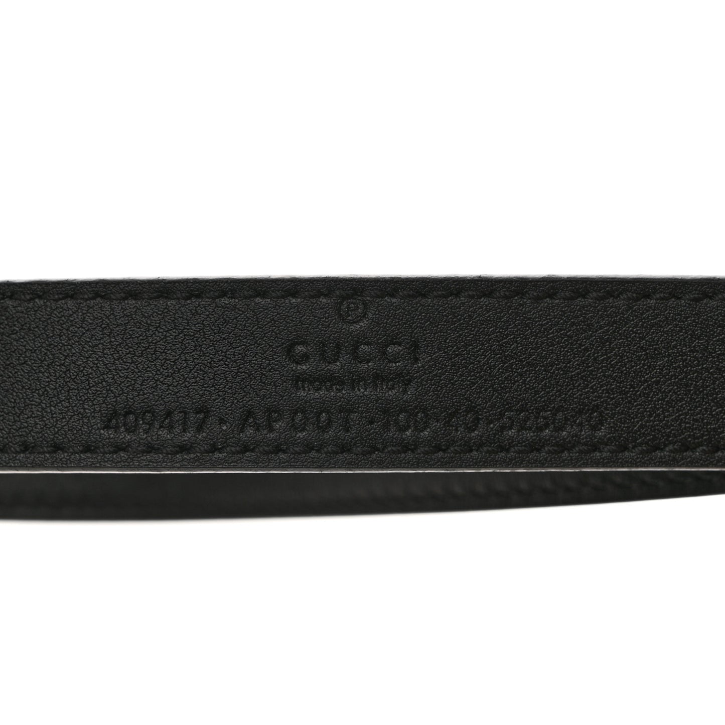 Calfskin Double G 20mm Belt 100 40 Black