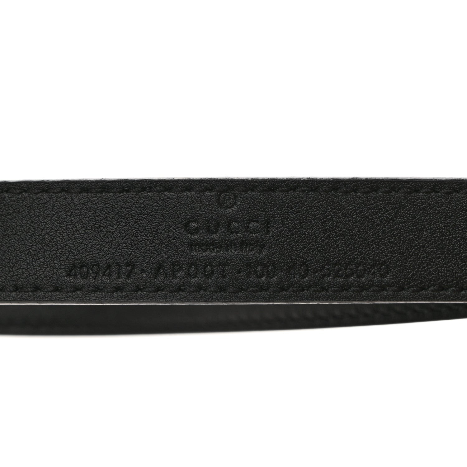 Gucci Calfskin Double G 20mm Belt 100 40 Black 3 of 5