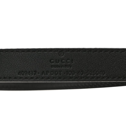 Gucci Calfskin Double G 20mm Belt 100 40 Black 3 of 5