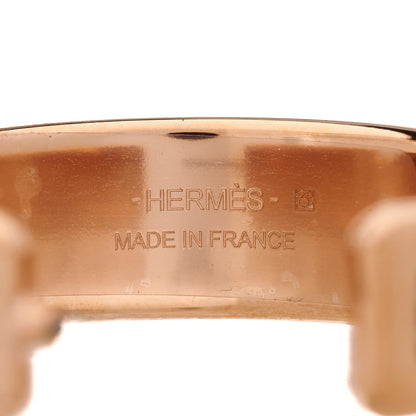 Hermes Lizard Olympe Earrings Ficelle 4 of 5