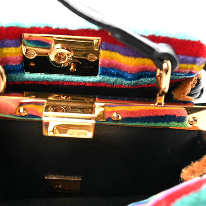 Fendi Velvet Tappetino Micro Peekaboo Iconic Satchel Multicolor 6 of 9