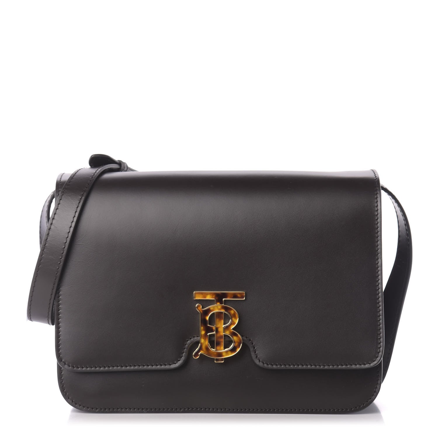 Burberry Calfskin Medium TB Bag Coffee 1 of 11