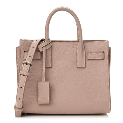 Saint Laurent Grained Calfskin Nano Sac De Jour Antique Rose 1 of 19