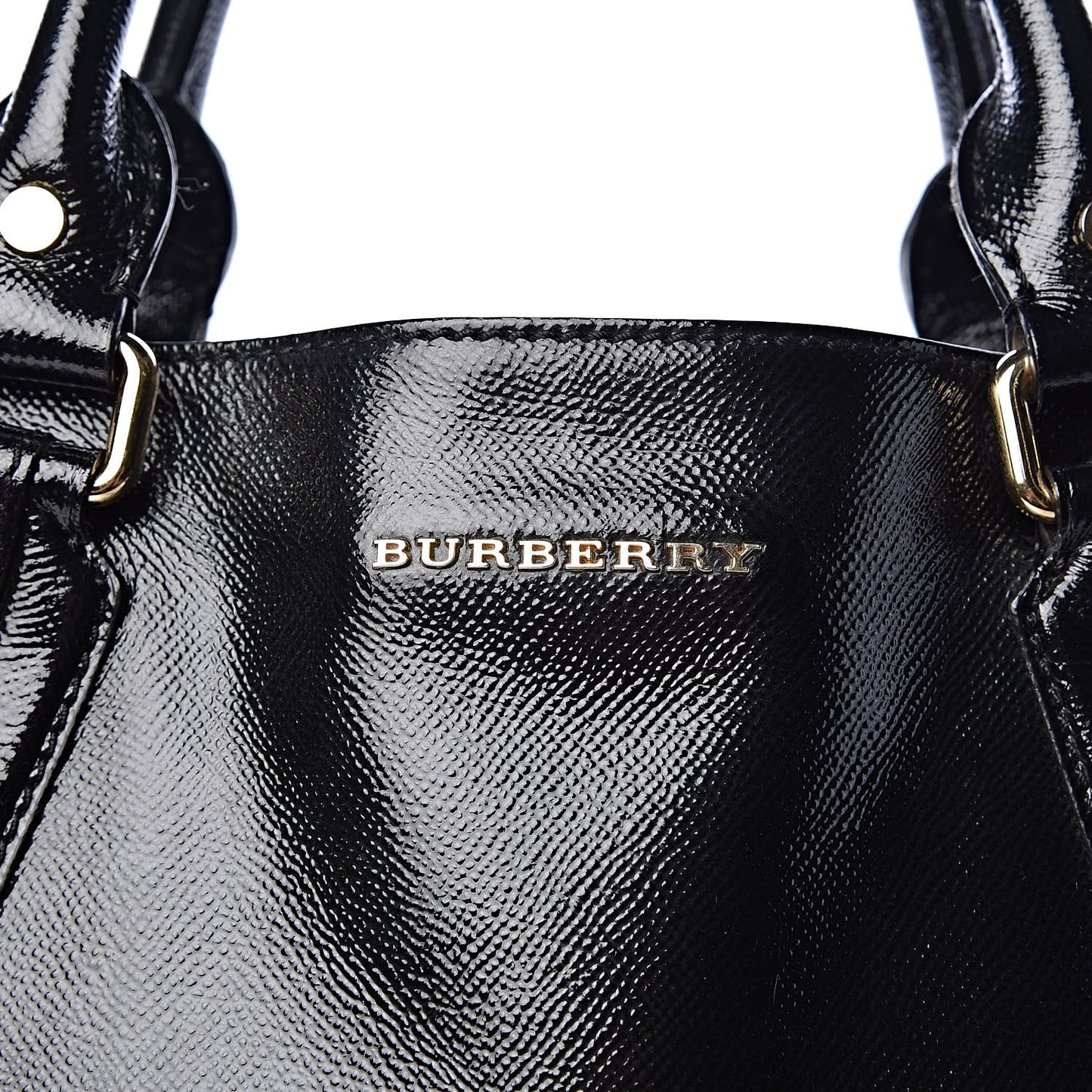 Patent Large Somerford Tote Black