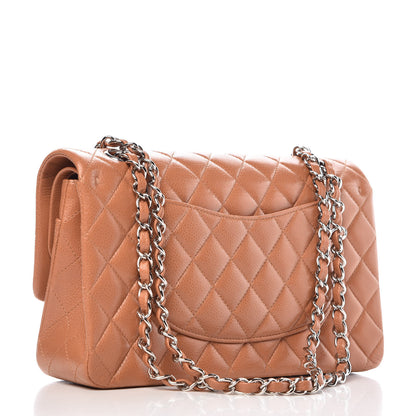 Chanel Caviar Quilted Medium Double Flap Light Brown 3 of 10