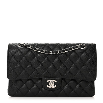 Chanel Caviar Quilted Medium Double Flap Black 1 of 13