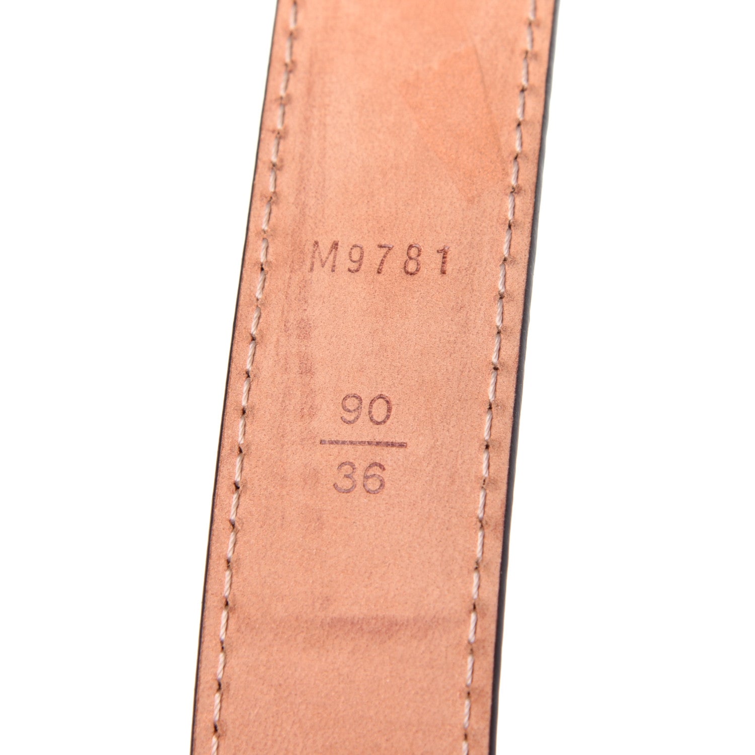 Louis Vuitton Mini Monogram 25mm LV Initiales Belt 90 36 6 of 11