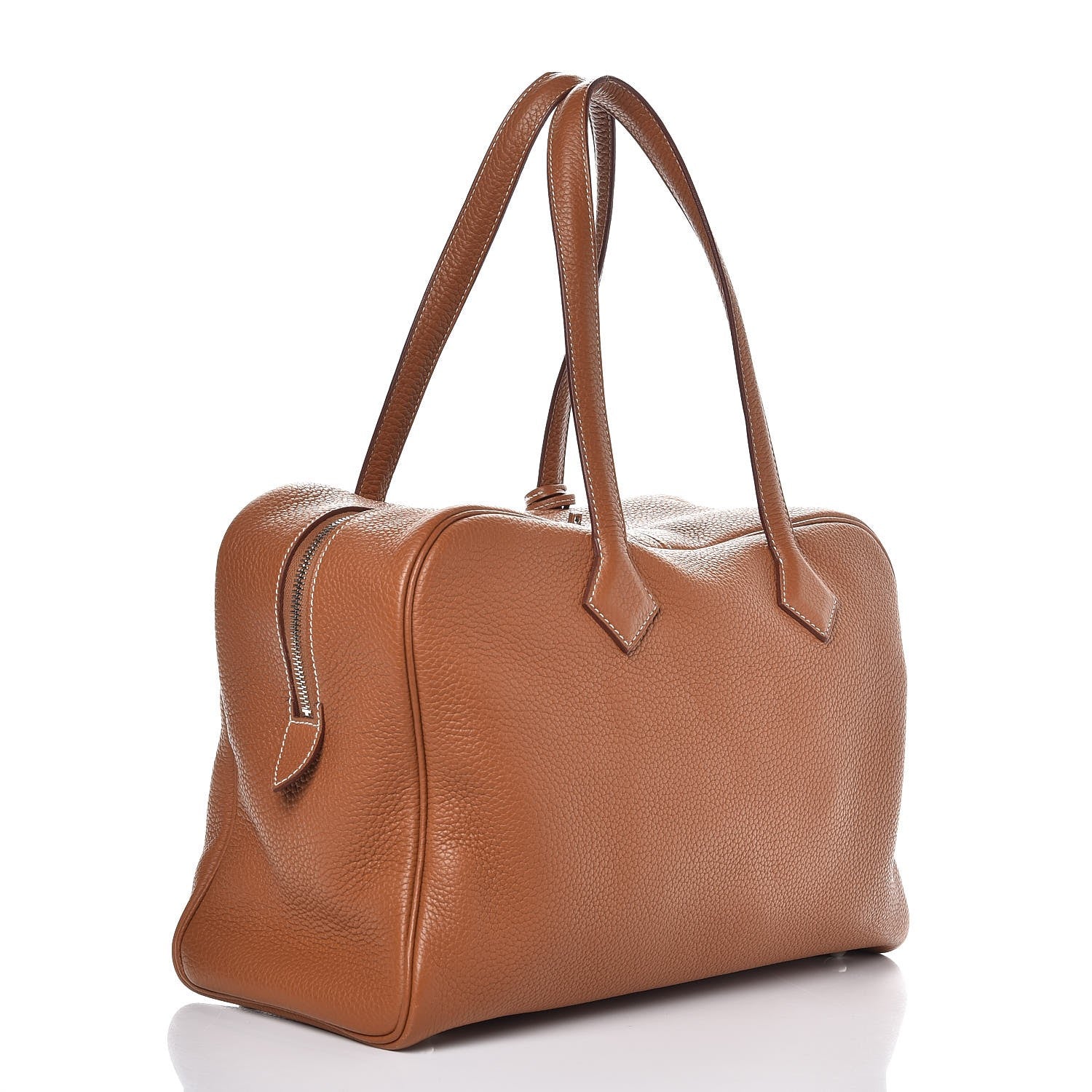 Hermes Taurillon Clemence Victoria II 35 Gold 3 of 9