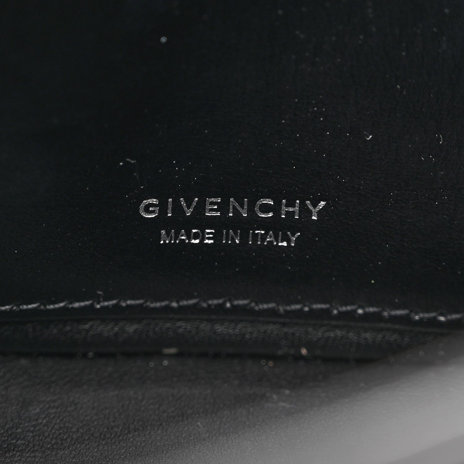 Givenchy Calfskin 4G Embossed Small Crossbody Black 6 of 9