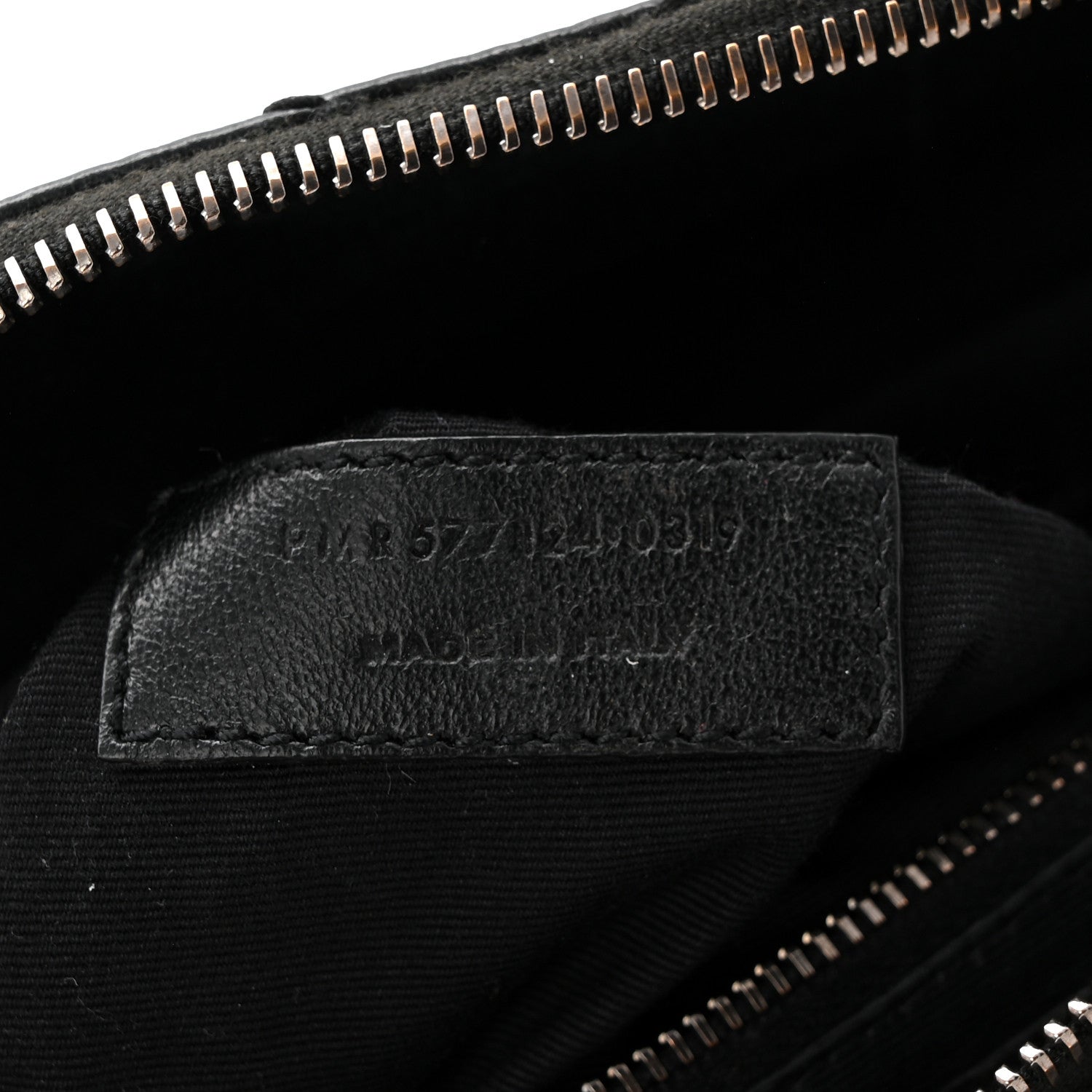 Saint Laurent Crinkled Calfskin Matelasse Monogram Niki Body Bag Black 7 of 11