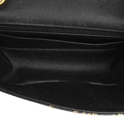 Chanel Calfskin Crocodile Embossed Graffiti 2.55 Mini Cocodile Reissue Flap Black Pink 5 of 16