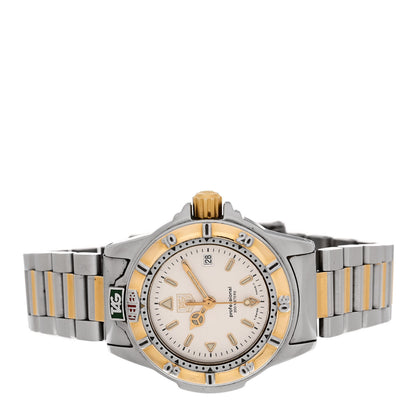 Tag Heuer Stainless Steel 18K Yellow Gold 28mm Professional Quartz Watch White WF1420-0 2 of 4