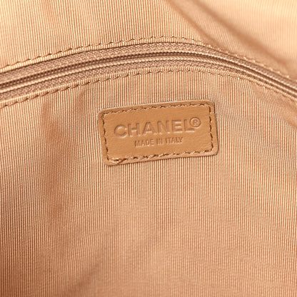 Chanel Calfskin Wild Stitch Top Handle Bag Beige 6 of 11