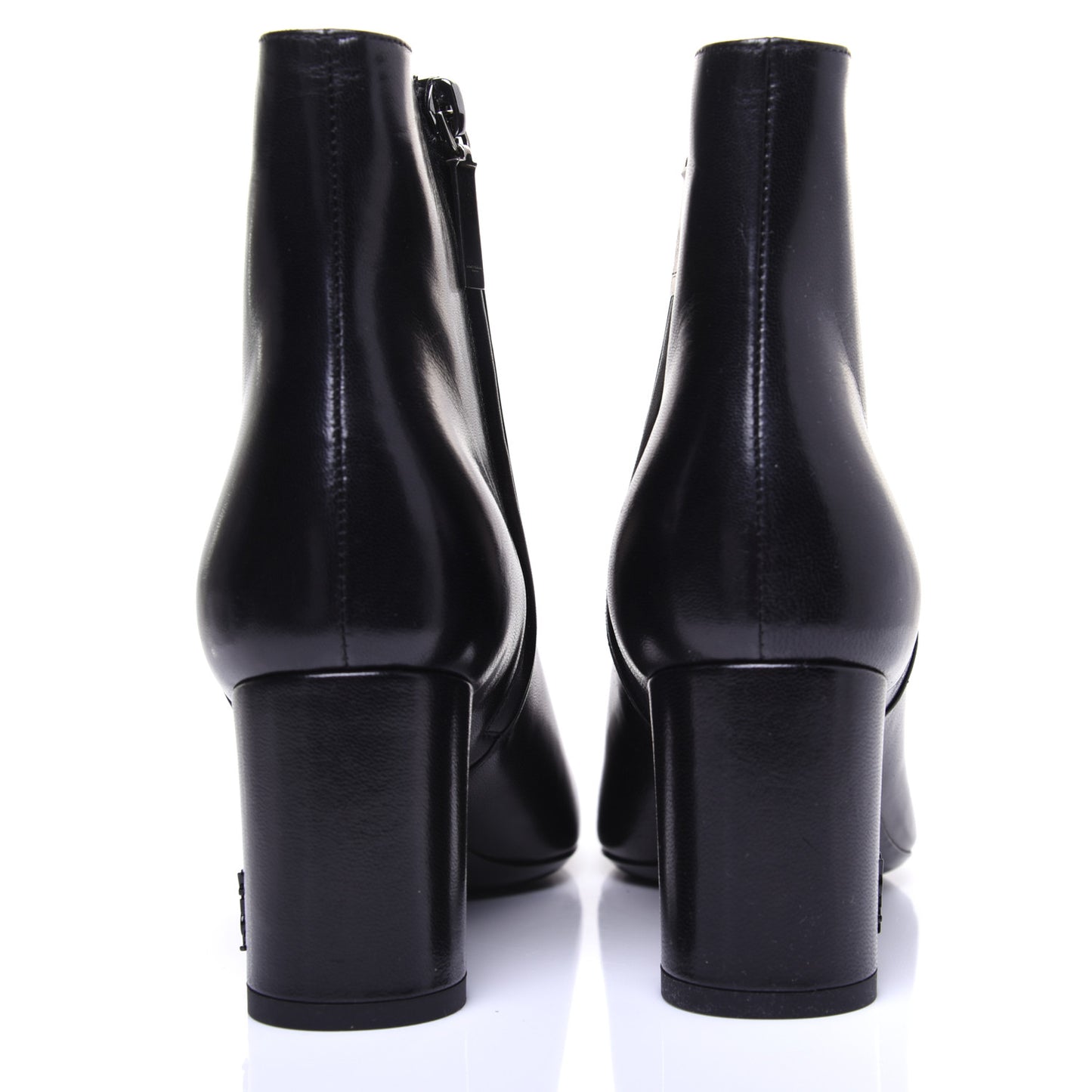 Nappa Loulou Ankle Zip Boot 36 Black