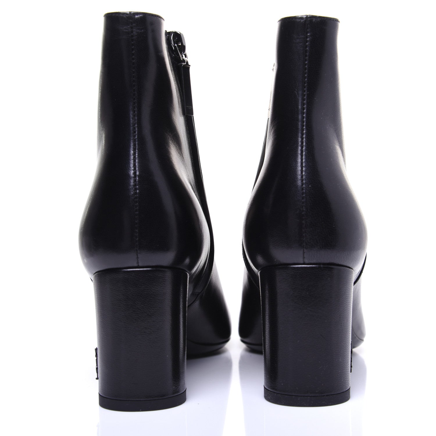 Saint Laurent Nappa Loulou Ankle Zip Boot 36 Black 3 of 13