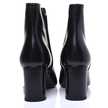 Saint Laurent Nappa Loulou Ankle Zip Boot 36 Black 3 of 13
