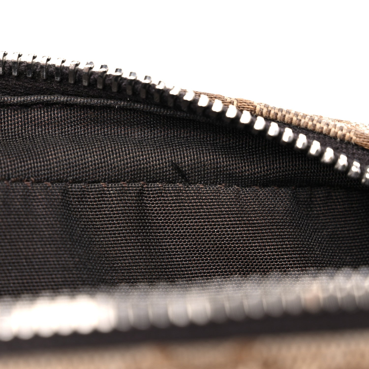 Gucci Monogram Dollar Calfskin Belt Bag Beige Ebony Testa di Moro Marrone Scuro 15 of 17