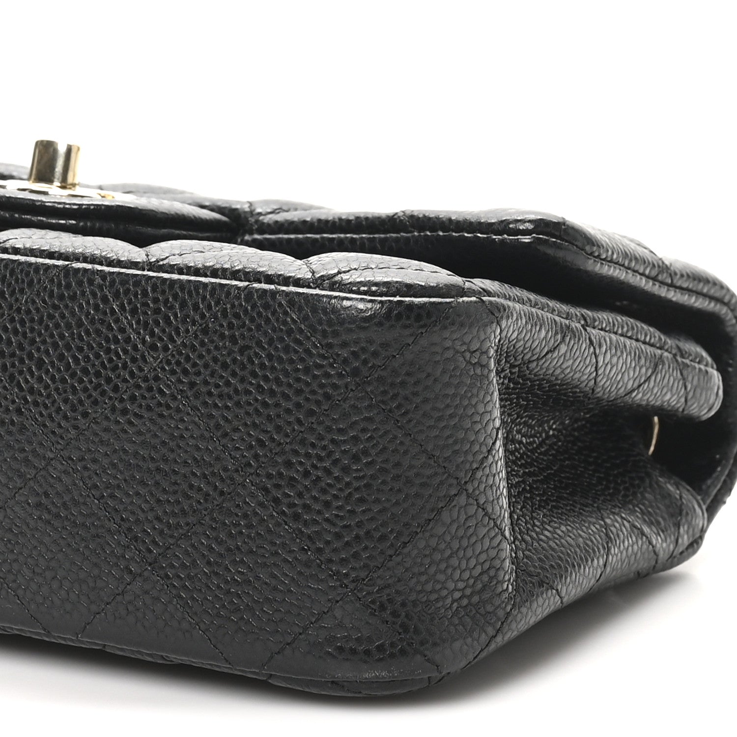 Chanel Caviar Quilted Mini Rectangular Flap Black 10 of 11