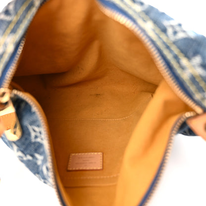 Louis Vuitton Monogram Denim Baggy PM Blue 5 of 12