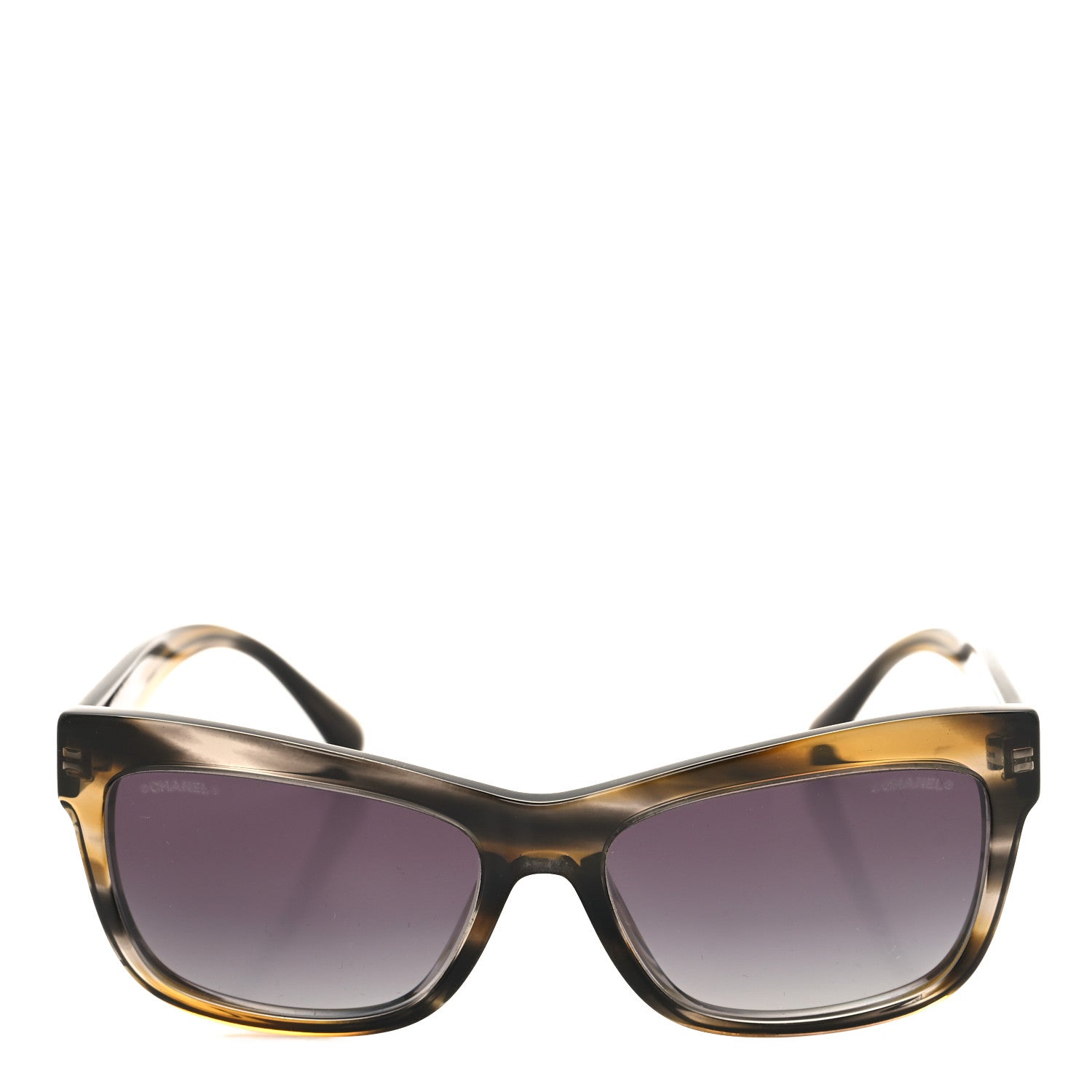 Chanel Acetate Crystal CC Rectangle Sunglasses 5496-B-A Tortoise 2 of 7