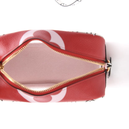 Louis Vuitton Monogram Giant Beach Pouch Rouge 4 of 10
