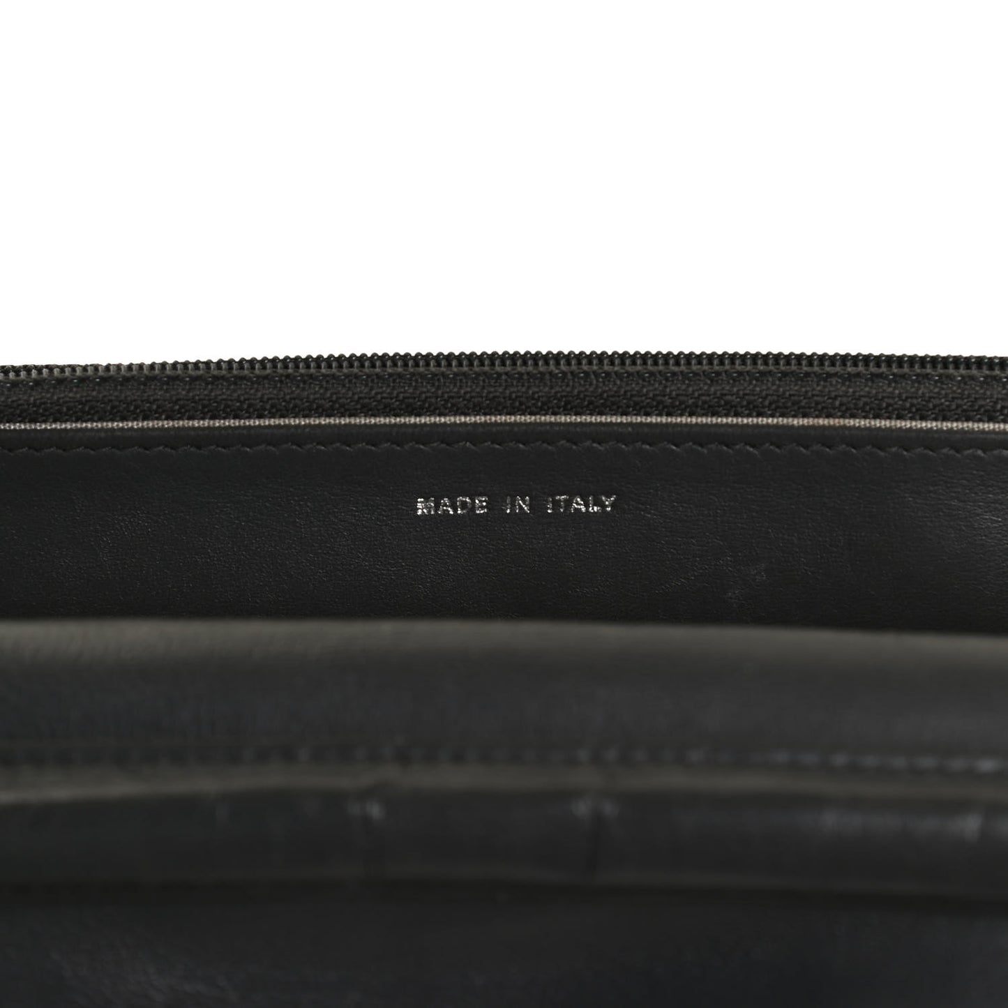 Calfskin Quilted Boy Wallet On Chain WOC Grey