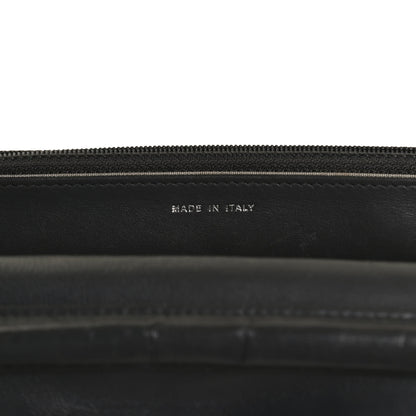 Chanel Calfskin Quilted Boy Wallet On Chain WOC Grey 6 of 11