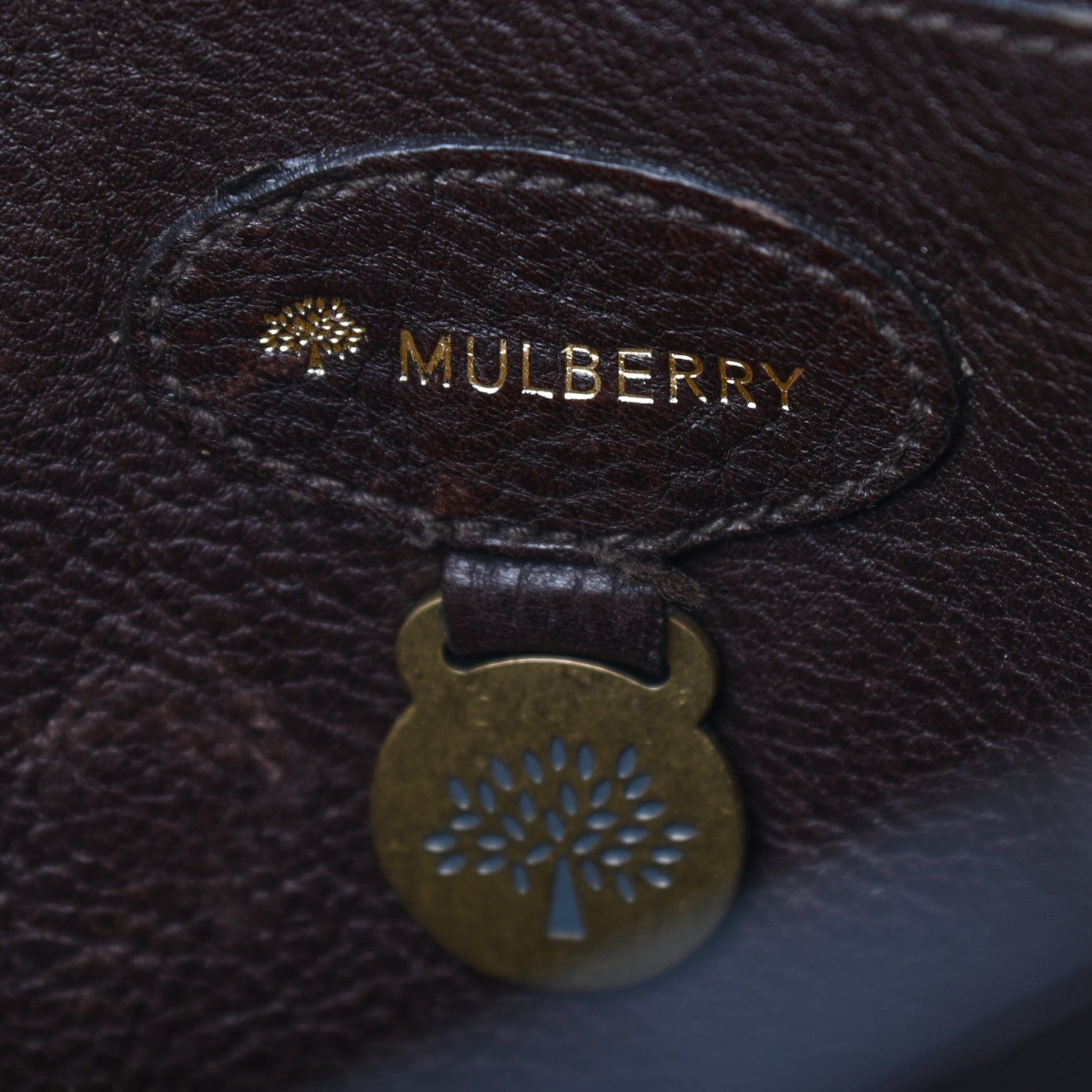 Mulberry Natural Vegetable Tanned Bayswater Chocolate 6 of 10