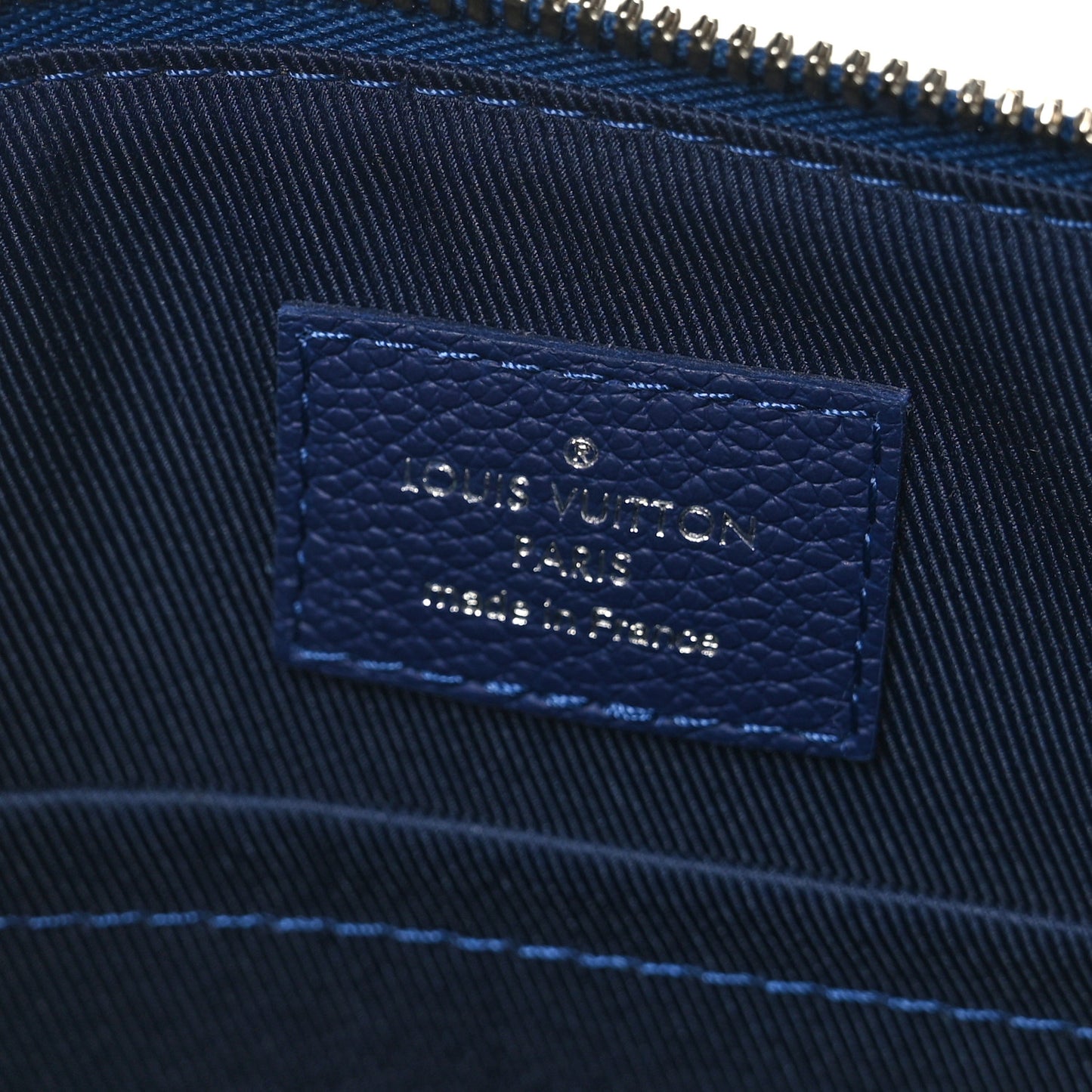 Cowhide Monogram Bandana City Keepall Blue