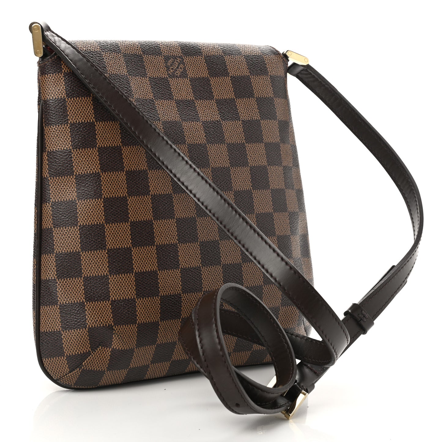 Damier Ebene Musette Salsa Long Strap