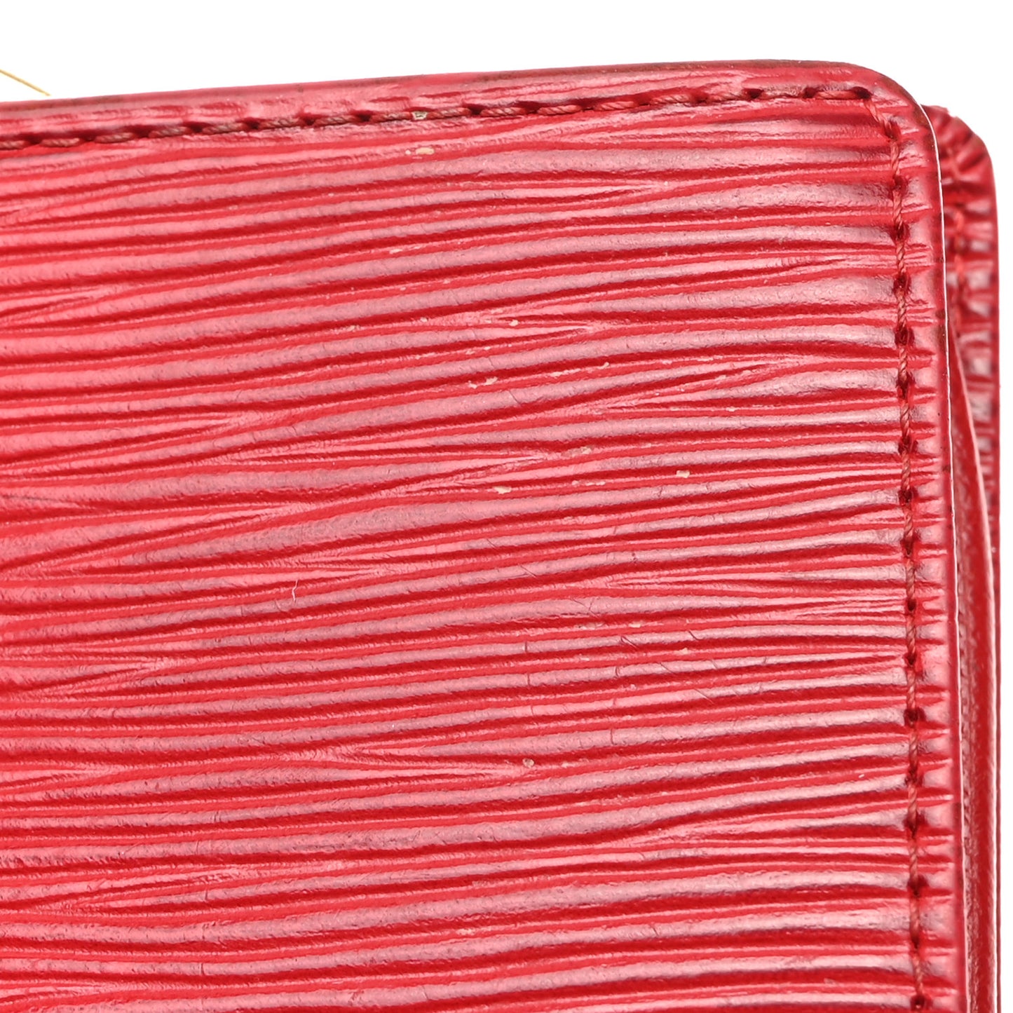 Epi French Purse Wallet Castillan Red