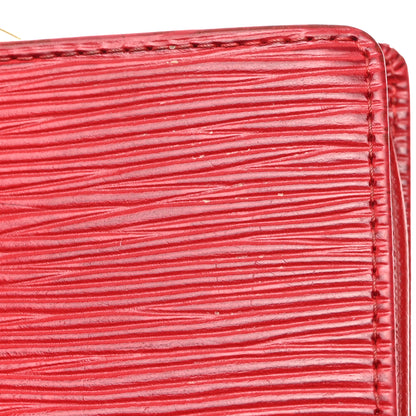 Louis Vuitton Epi French Purse Wallet Castillan Red 8 of 9