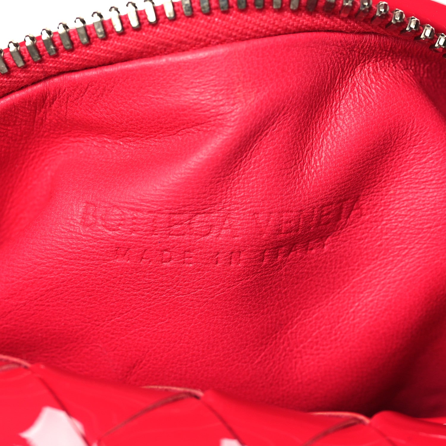 Bottega Veneta Patent Nappa Intrecciato Mini Jodie Candy Stripe 6 of 11