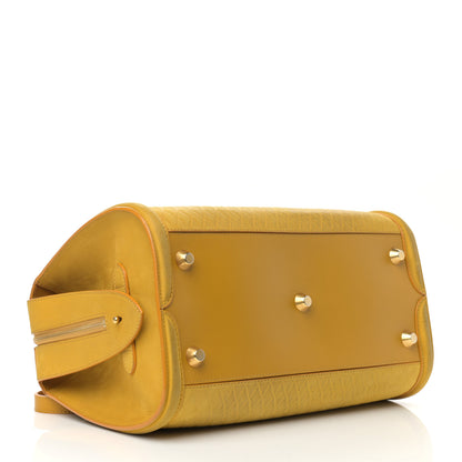 Alexander McQueen Suede Calfskin Heroine Yellow 4 of 18