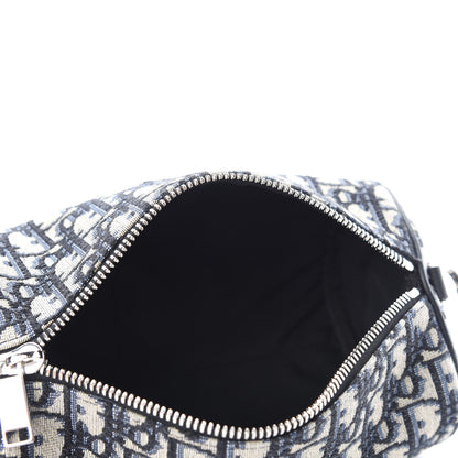 Christian Dior Oblique Roller Messenger Bag Blue 5 of 9