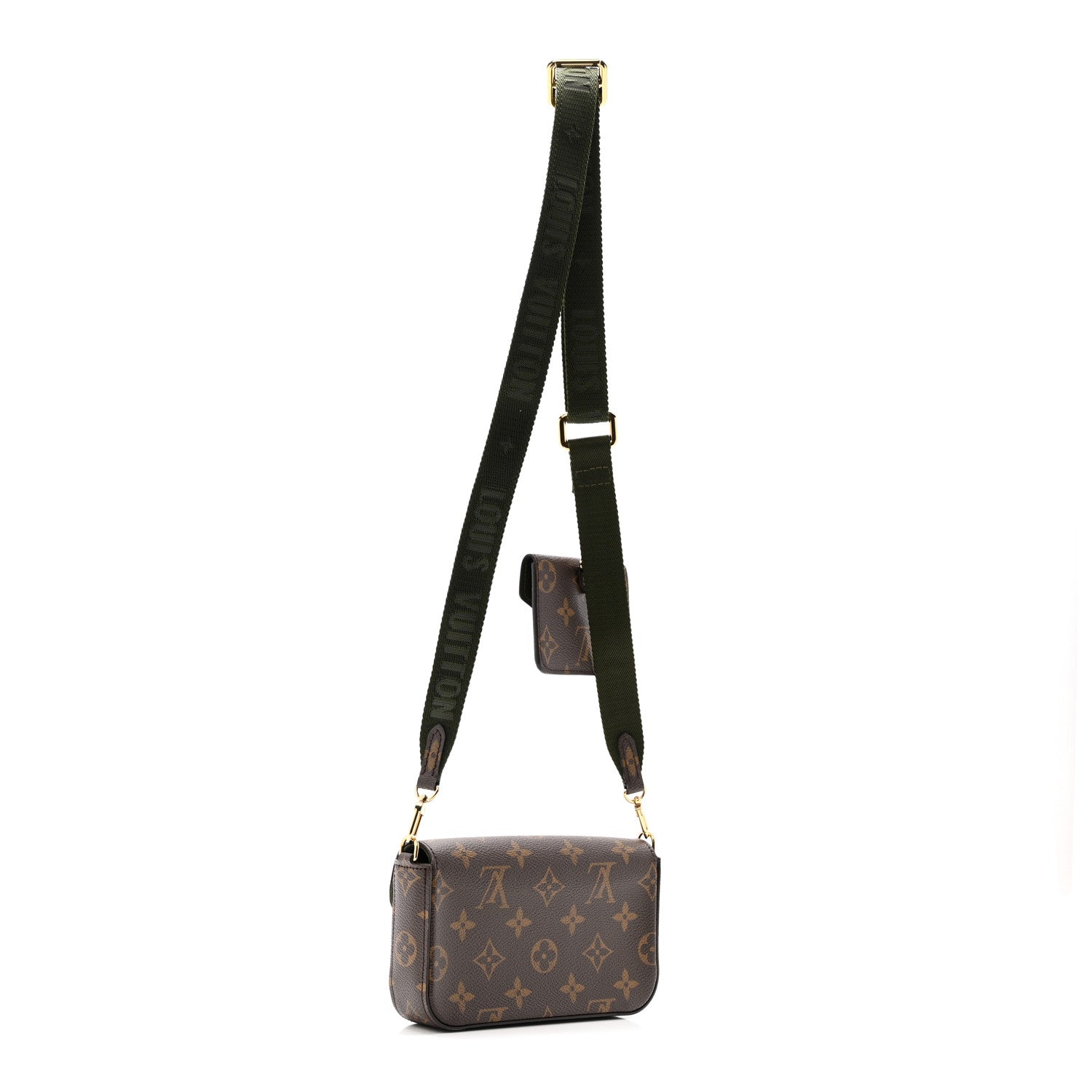 Louis Vuitton Monogram Felicie Strap & Go Kaki 3 of 12
