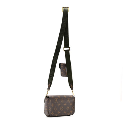 Louis Vuitton Monogram Felicie Strap & Go Kaki 3 of 12