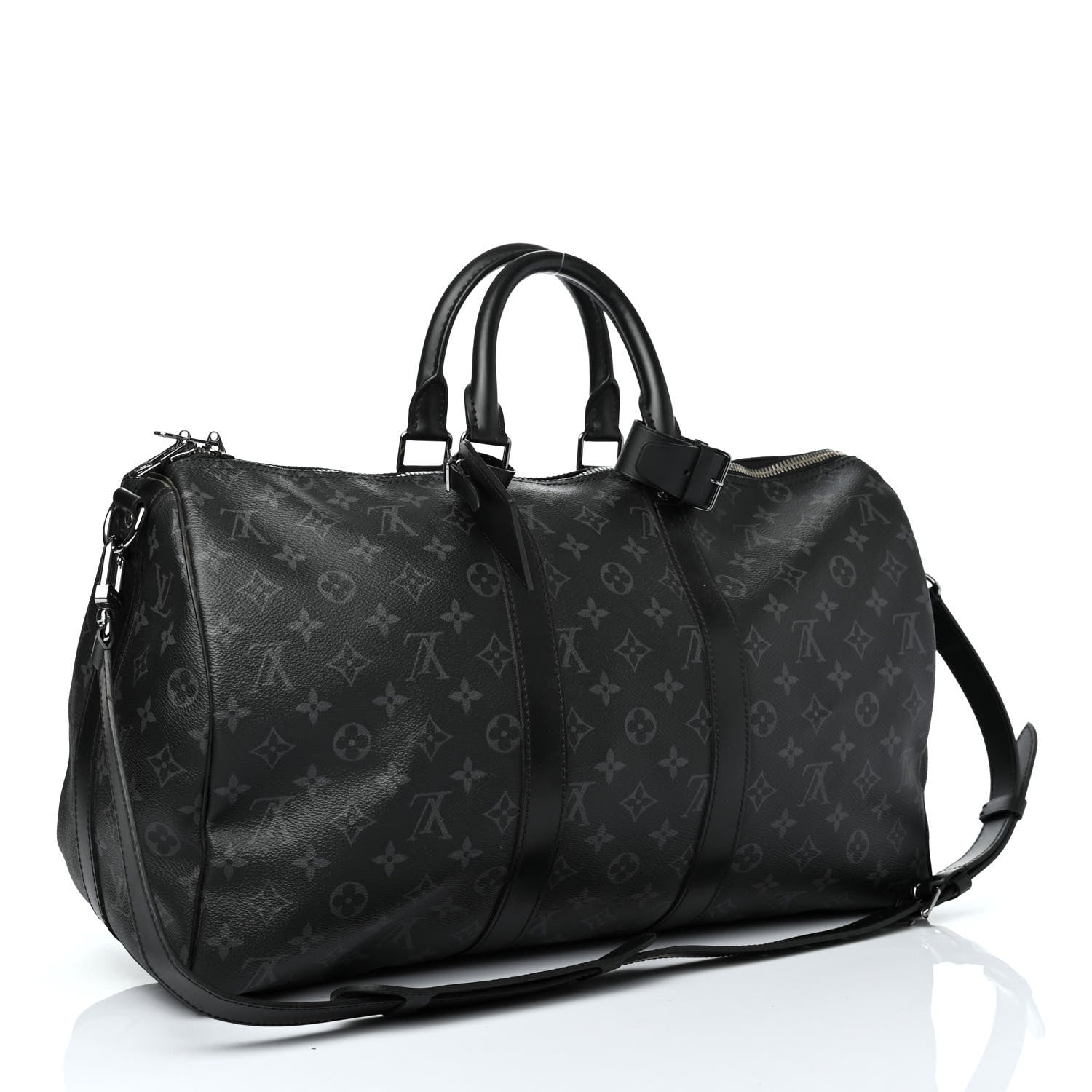 Louis Vuitton Monogram Eclipse Keepall Bandouliere 45 2 of 4