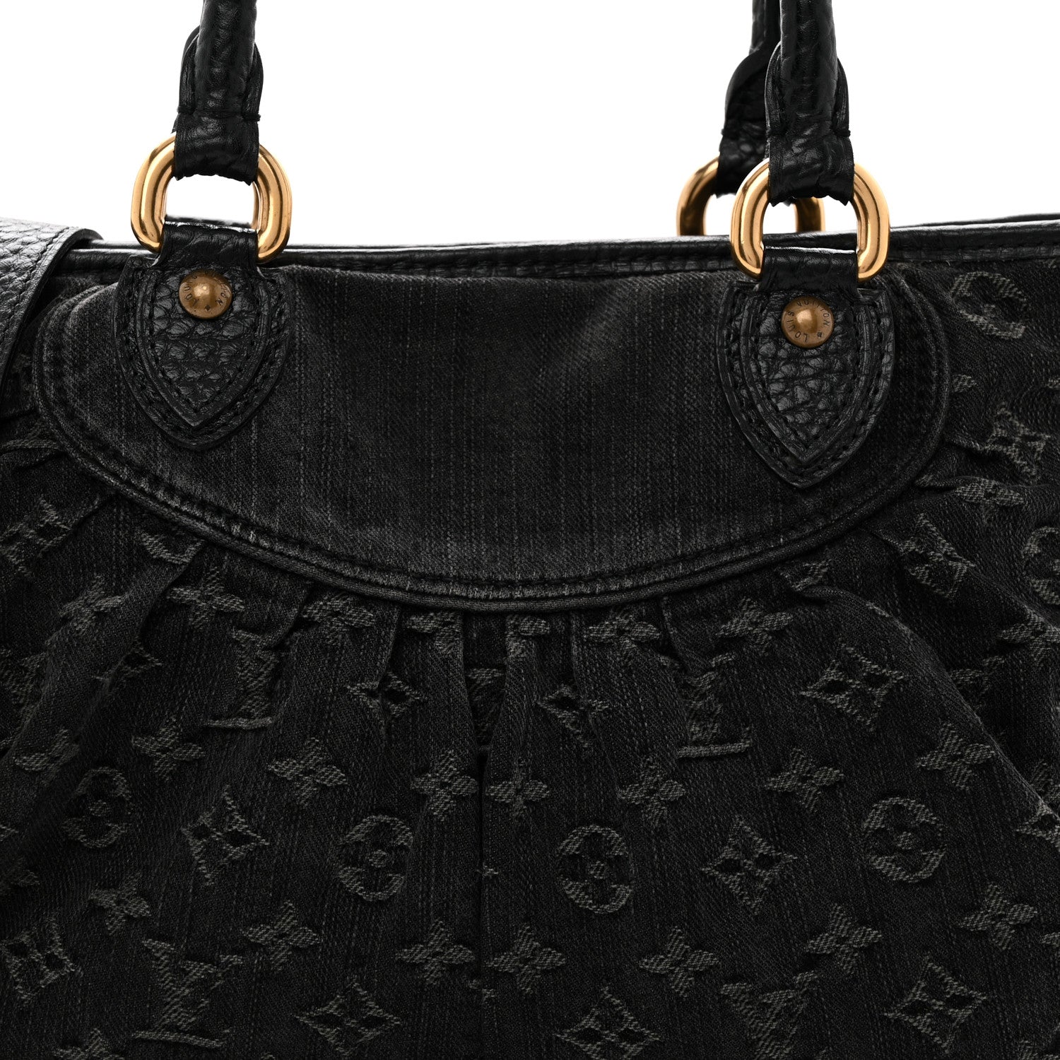 Louis Vuitton Denim Neo Cabby GM Black 8 of 11