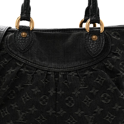 Louis Vuitton Denim Neo Cabby GM Black 8 of 11