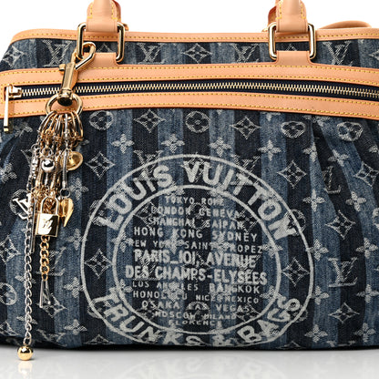 Louis Vuitton Denim Raye Cabas GM 10 of 15